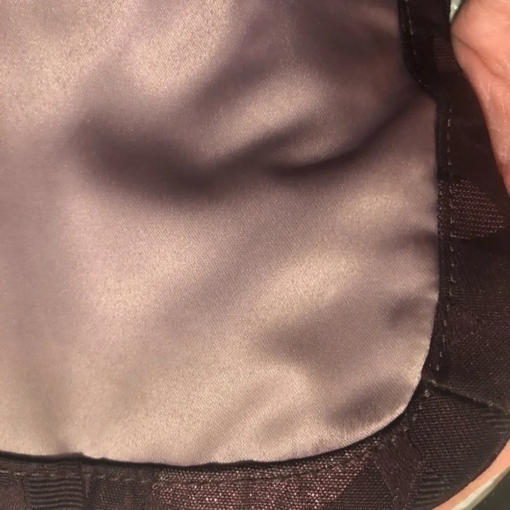 Coach purple chain link kirsten hobo bag